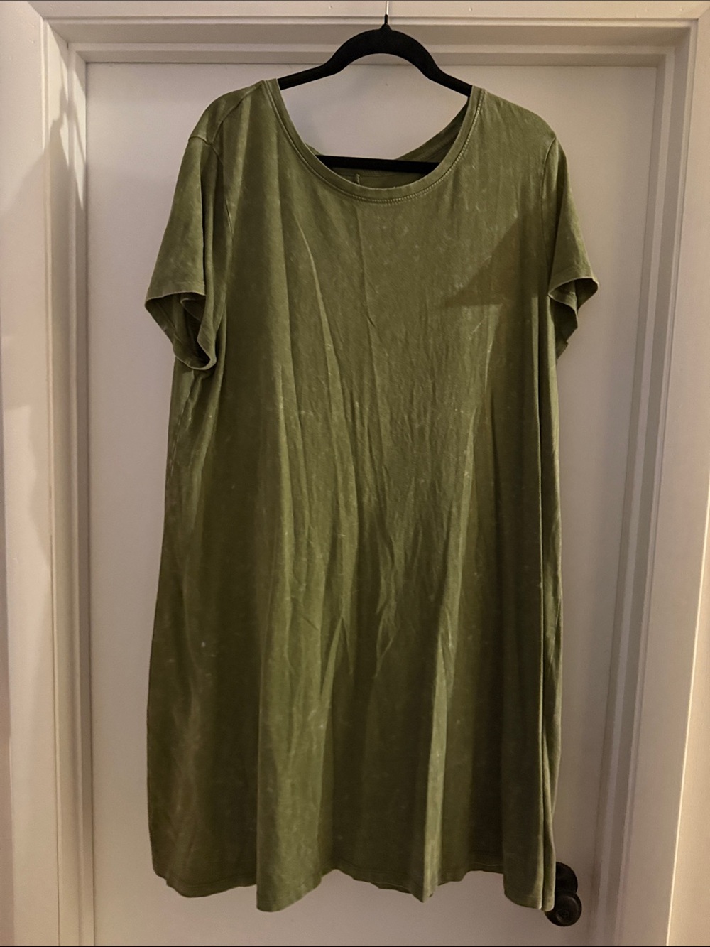 Time and Tru Olive Green Mini Dress